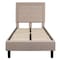 Flash Furniture Roxbury Twin Platform Bed, Beige SL-BK5-T-B-GG - alternate 3